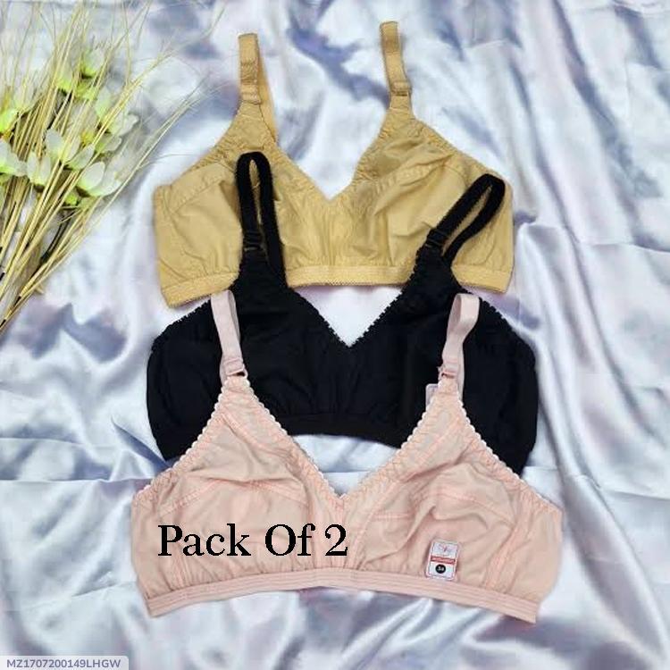 Cotton Plain Comfortable And Lightweight Non-Padded Bra